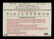 Rod Carew Autographed 1993 Action Packed Card #128 Minnesota Twins SKU #186748