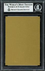 Willie McCovey Autographed 1986 Metallic HOF Plaque Card San Francisco Giants Beckett BAS #12516331