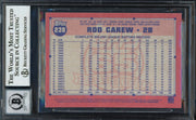 Rod Carew Autographed 2016 Topps Archives Card #238 Minnesota Twins Auto Grade Gem Mint 10 Beckett BAS Stock #192806