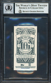 Rod Carew Autographed 2019 Topps Allen & Ginter Mini Card #115 Minnesota Twins Auto Grade Gem Mint 10 Beckett BAS Stock #192829