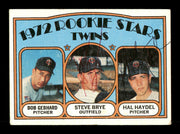 Steve Brye & Hal Haydel Autographed 1972 Topps Rookie Card #28 Minnesota Twins SKU #167535